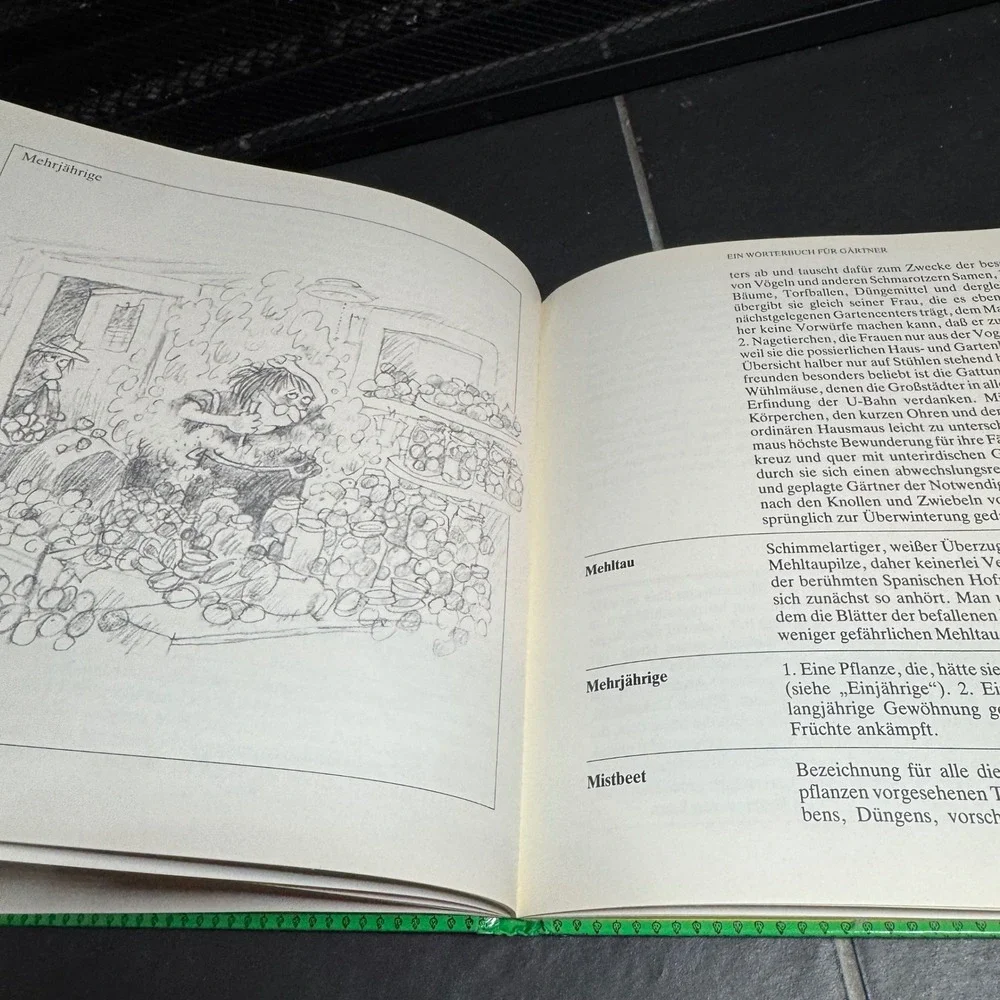 Gaerteln Henry Beard Roy McKie German Gardening Humor Book 1983 Tomus Verlag
